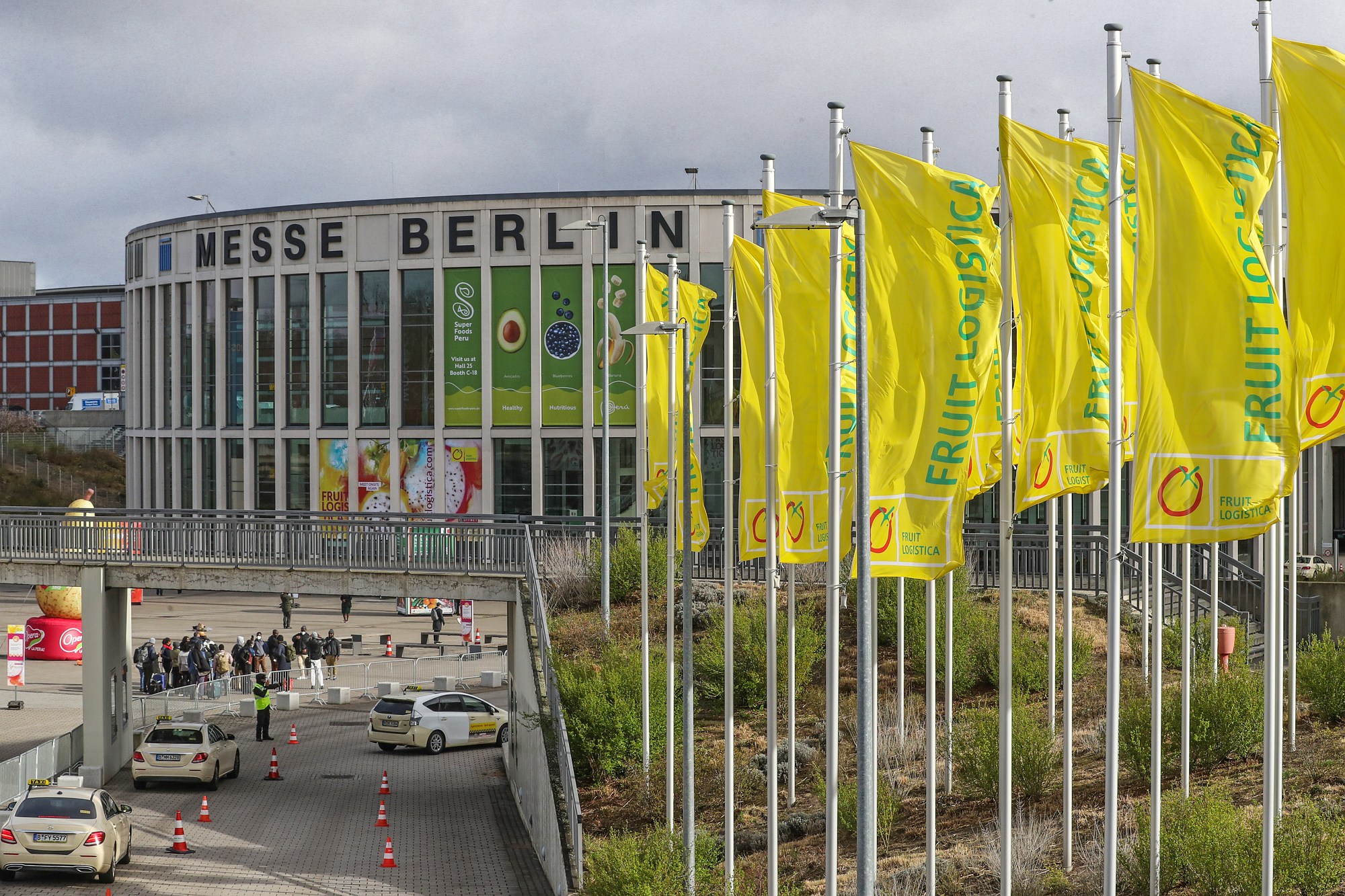 Eingang Messe Berlin zur Fruit Logistica 2023